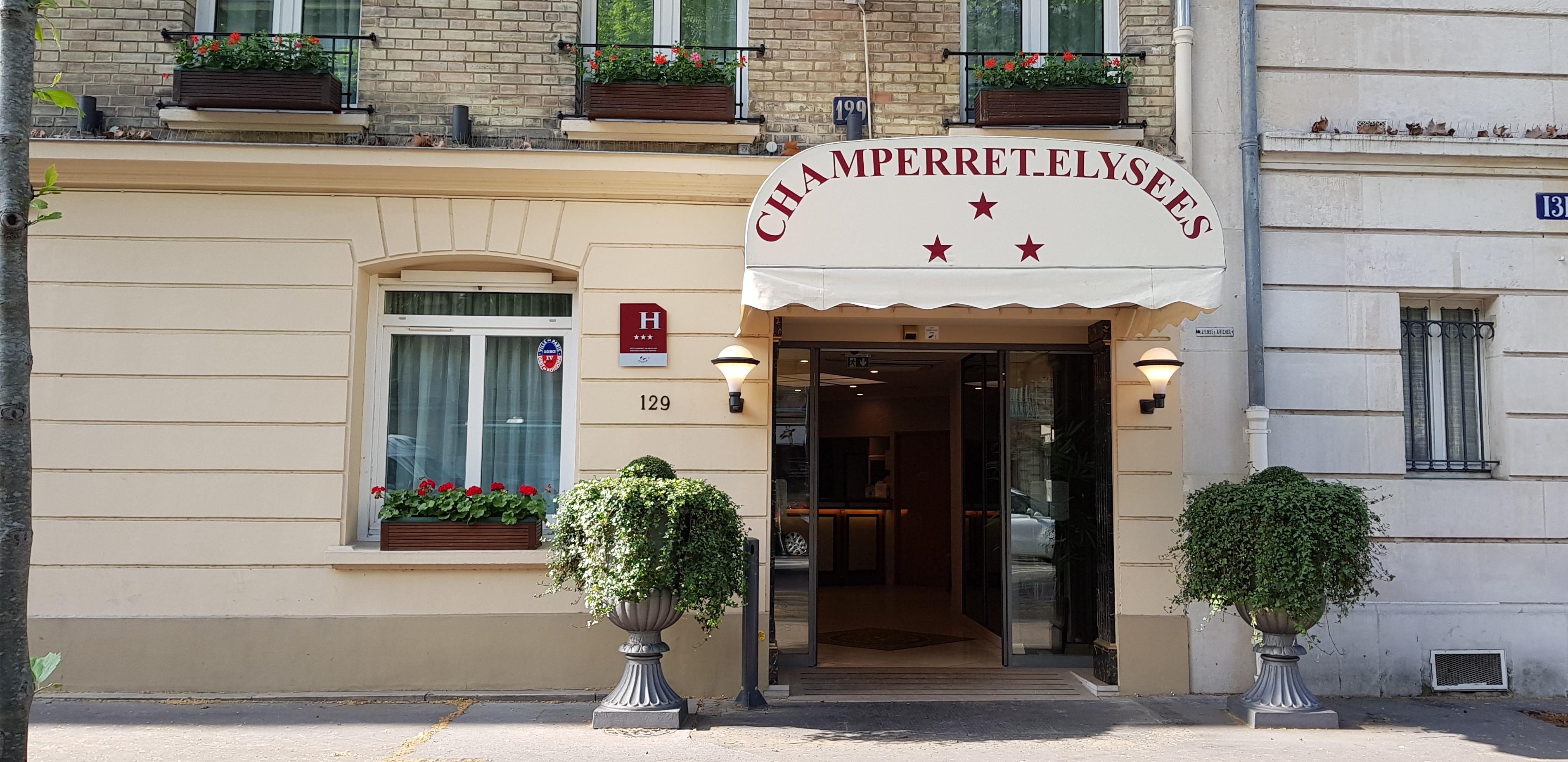 Hotel Champerret Elysees Paris Exterior foto