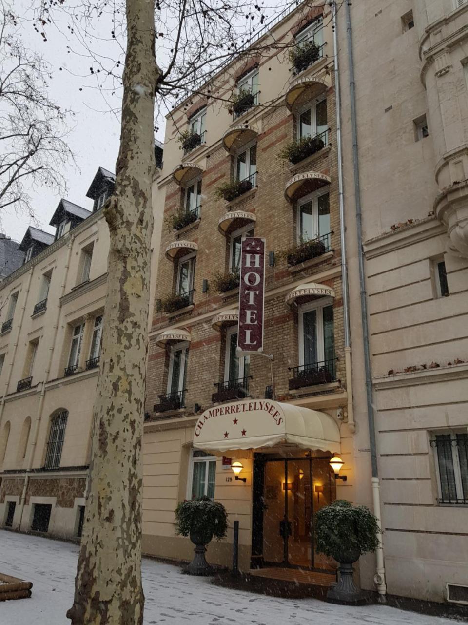 Hotel Champerret Elysees Paris Exterior foto